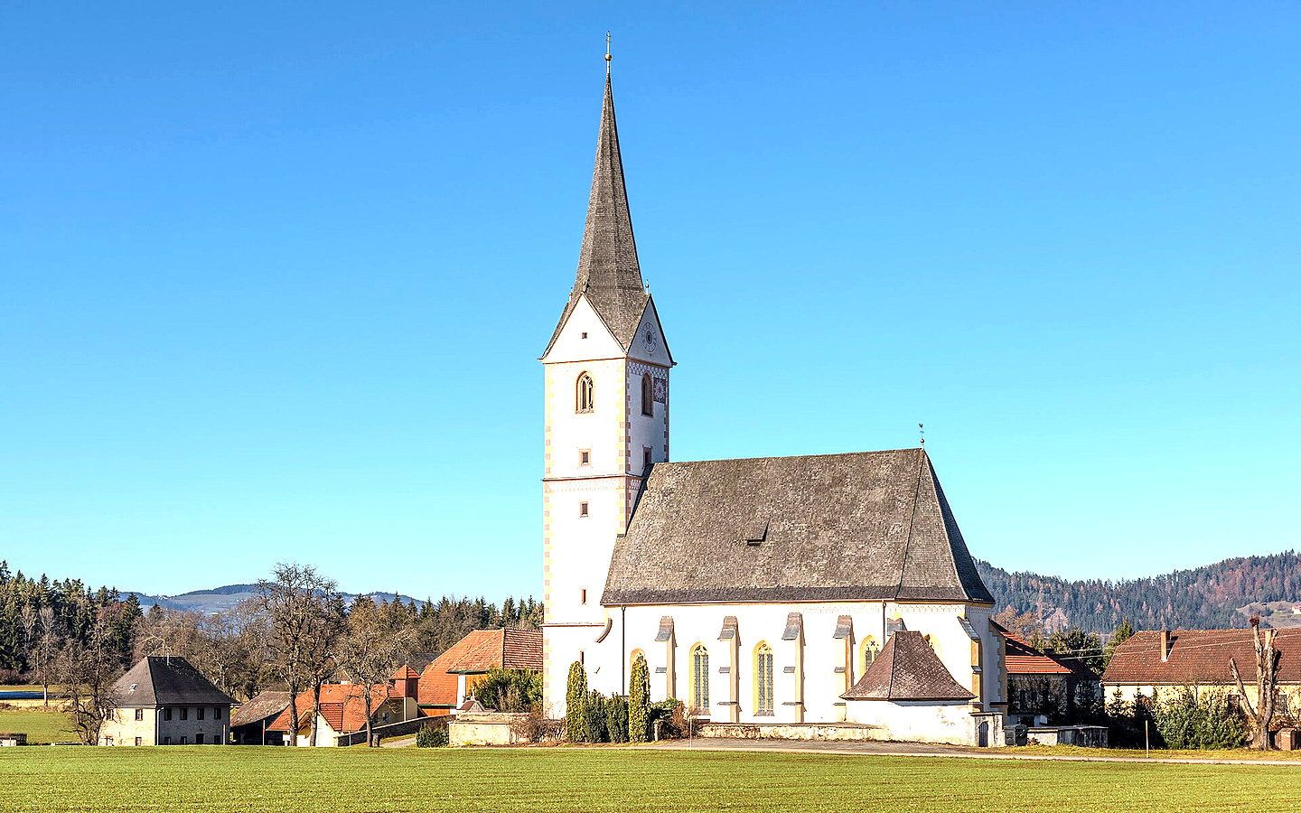 Pfarrkirche hl. Sebastian in Sankt Georgen am Längsee, Foto von Johann Jaritz